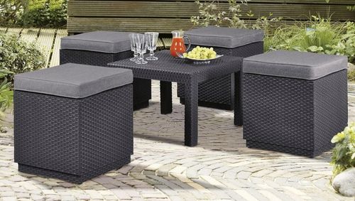 Pufa ogrodowa KETER Cube 209435 Brązowy na Arena.pl