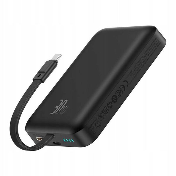 BASEUS POWER BANK MAGNETYCZNY 10000mAh 30W POWERBANK Z KABLEM USB-C zdjęcie 5