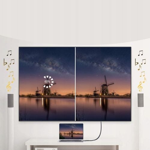 CERTYFIKOWANY Kabel HDMI 2.1 8K 4K eARC PREMIUM 2M na Arena.pl