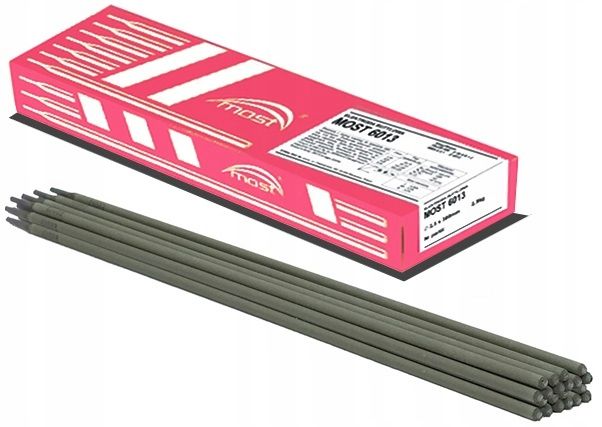 Elektrody spawalnicze MOST 6013 różowe Ø2,5; 5kg zdjęcie 1