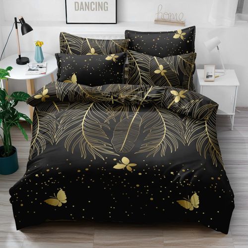 Pościel Satynowa 160X200 Liście 2225 na Arena.pl