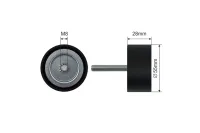 ROLKA NAPINACZA PASKA WIELOROWKOWEGO OPEL INSIGNIA B 2018 2019 2020 2021