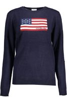 NIEBIESKA DAMSKA KOSZULKA POLO US S