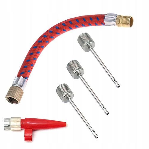 Zestaw końcówek do pompki pompowania koła roweru 5 elementów KD9998 na Arena.pl