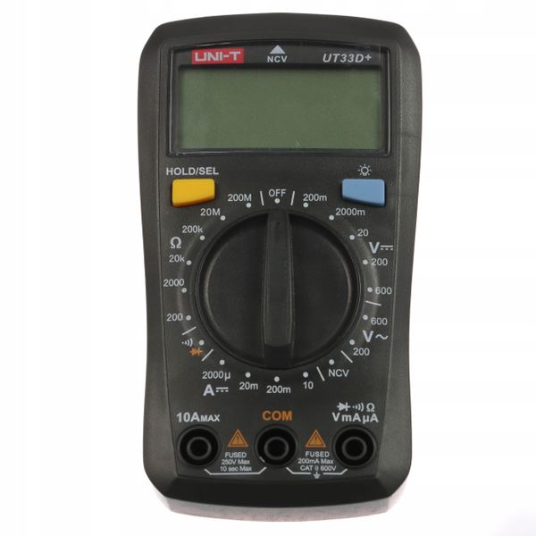 Miernik Prądu Uniwersalny Uni-T Ut33D+ Detekcja zdjęcie 9