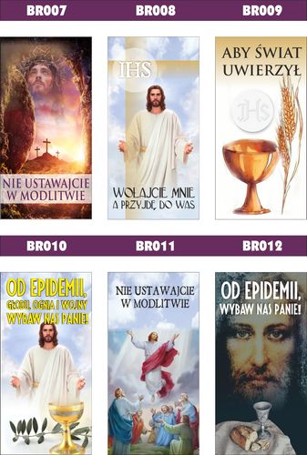 BANER RELIGIJNY dekoracja OŁTARZA gotowy 2x1m PROCESJA na Arena.pl