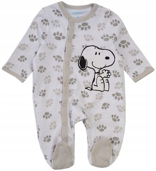 SNOOPY piesek PAJAC kombinezon bawełna 80 R021i zdjęcie 1
