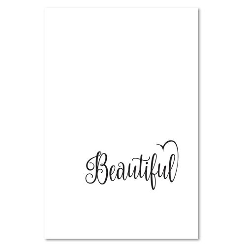 Deco Panel, Typografia - beautifull 40x60 na Arena.pl