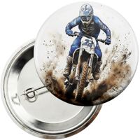 Przypinka z agrafką 59mm - MOTOR MOTOCYKL MOTOCROSS