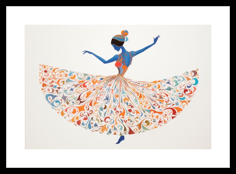 Plakat 30x20cm Wirująca Balerina zdjęcie 3