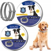 2X OBROŻA UNIWERSALNA ODSTRASZAJĄCA OWADY OCHRONA DLA PSA NA PCHŁY KLESZCZE