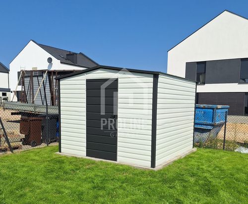 Schowek Domek ogrodowy 3x3m drzwi dach dwuspadowy PLG195 na Arena.pl