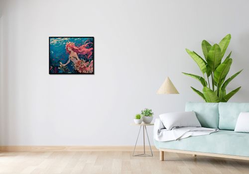 Plakat 60x50cm Nimfa Oceanu na Arena.pl