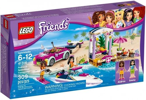 Lego Friends Transporter motorówek Andrei na Arena.pl