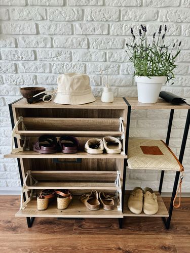 SZAFKA na buty regał 2 KOMORY OBUWIE komoda pojemna do przedpokoju LOFT na Arena.pl