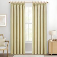 Zasłony zaciemniające 225x140 cm beżowe matowe komplet 2 szt. Biscotti