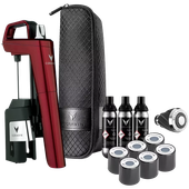 coravin timeless six plus, system do przechowywania wina, burgundowy