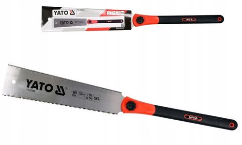 YATO PIŁA RĘCZNA DO DREWNA DWUSTRONNA JAPOŃSKA 320 MM YT-31310 STALOWA na Arena.pl