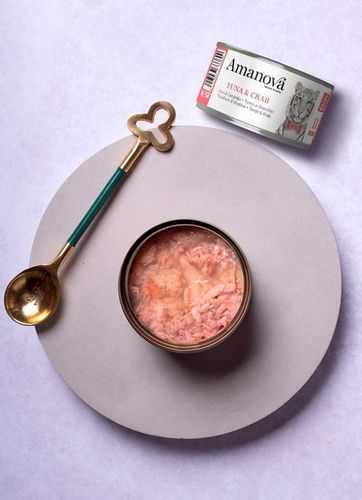 Amanova Cat Tuna & Crab - Tuńczyk I Krab W Galaretce Puszka 70G [11] na Arena.pl