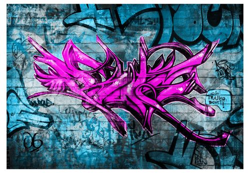 Fototapeta - Anonymous graffiti 400x280 na Arena.pl