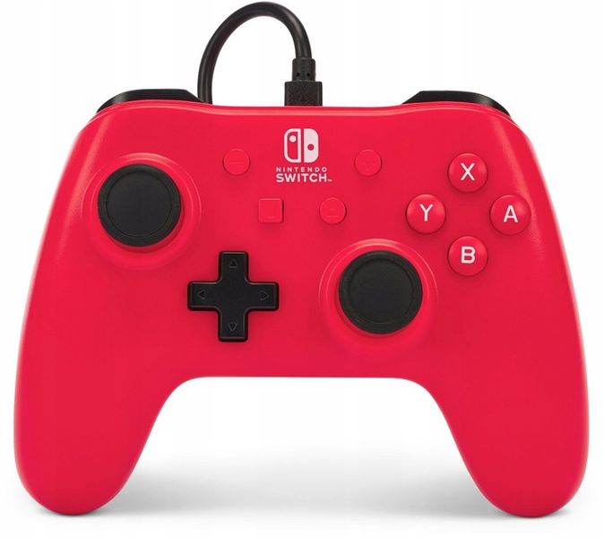 Pad przewodowy Raspberry Red USB Game PowerA NSGP0142-01 zdjęcie 1