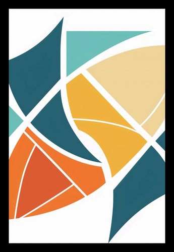 Plakat 40x60cm Geometria Wiatru na Arena.pl