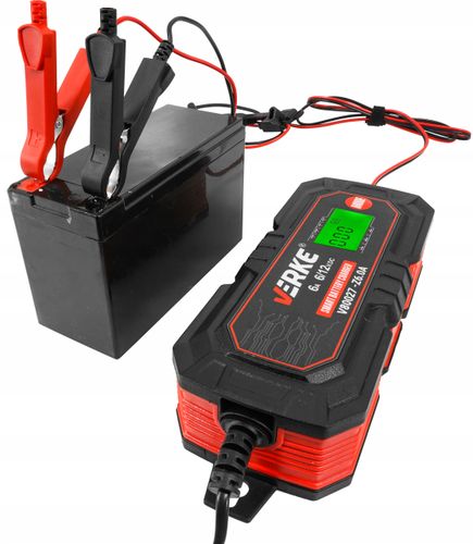 PROSTOWNIK ŁADOWARKA DO AKUMULATORA LCD 6V 12V 6A na Arena.pl