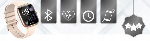 SMARTWATCH DAMSKI ZEGAREK PL MENU POWIADOMIENIA ROZMOWY SMART WATCH na Arena.pl