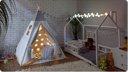 namiot tipi bawełniany Zygzak MAŁPISZON na Arena.pl