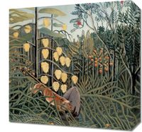 Obraz 40x40cm In a Tropical Forest, Rousseau Vintage do Salonu