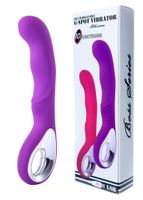 vibrator g spot 10 functions usb purple