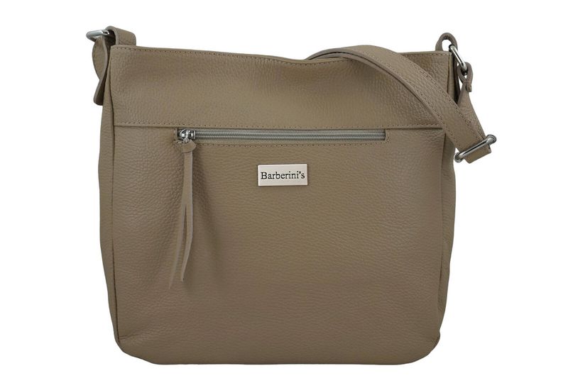 Torebka codzienna skórzana damska - Beżowa zdjęcie 3