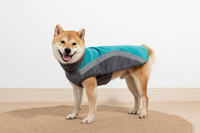 Kurtka polarowa dla psa i z odblaskiem niebieska 40-38-59cm 8,5-11,5kg