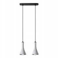 Sollux Lighting Lampa Wisząca REA Szara 2xE14 Beton Industrialna