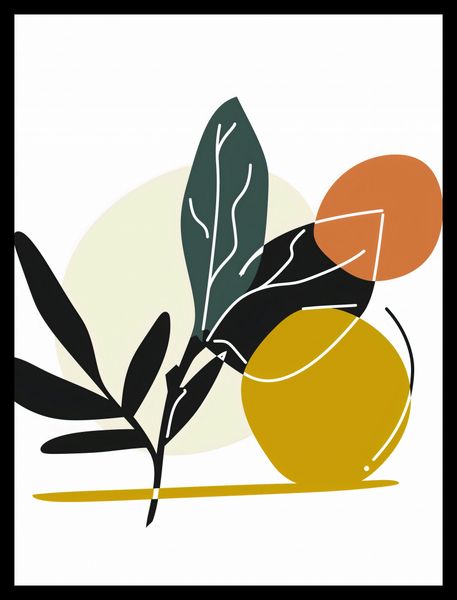 Plakat 60x80cm Elegancka Flora zdjęcie 2