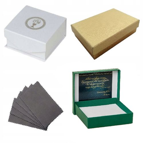 PREZENT NA KOMUNIĘ CHRZEST DLA DZIEWCZYNKI ZŁOTY ŁAŃCUSZEK Z MEDALIKIEM 925 na Arena.pl