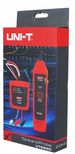 MIERNIK SZUKACZ PAR PRZEWODÓW KABLI ŻYŁ UNI-T UT682D TESTER SIECI na Arena.pl