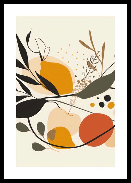 Plakat 56,6x86,4cm Botaniczny Wir zdjęcie 3