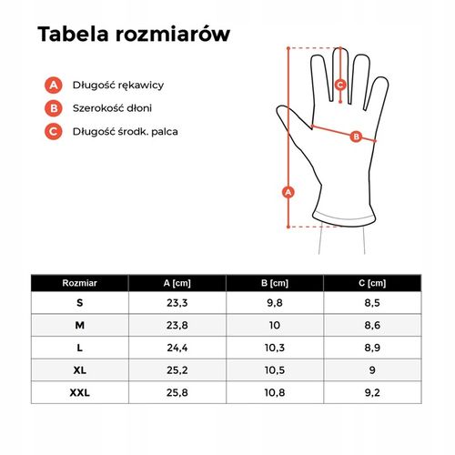 Skórzane klasyczne czarne rękawice męskie S na Arena.pl