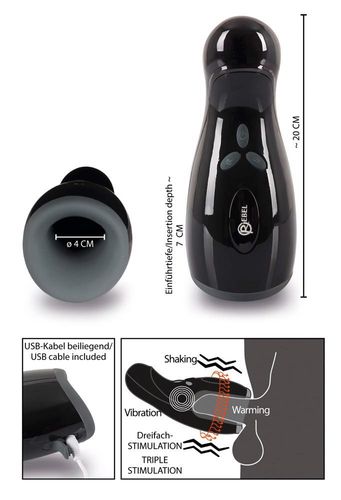 Rebel Masturbator with 3 funct na Arena.pl