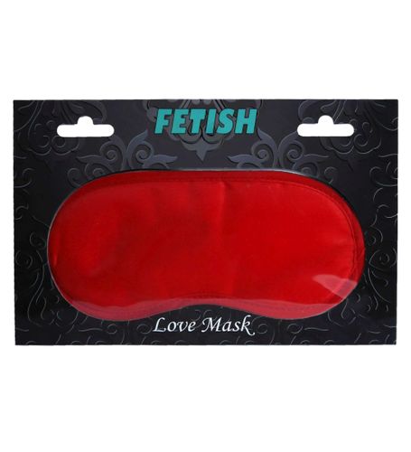 Satynowa maska na oczy czerwona na Arena.pl