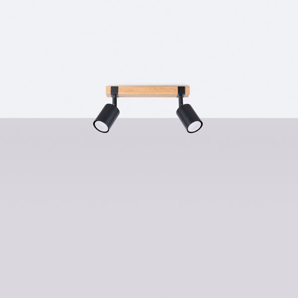 Plafon FAGER 2 czarny zdjęcie 2