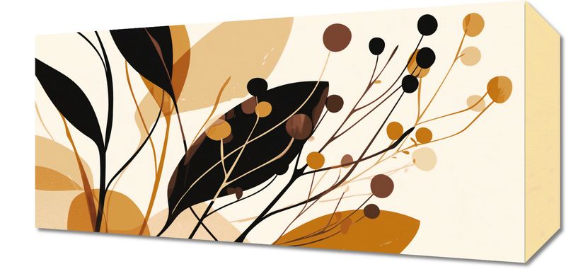 Obraz 40x20cm Jesienne Sylwety zdjęcie 1