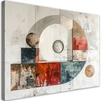 Obraz do salonu sypialni biura loftu, Abstrakcyjne formy 100x70
