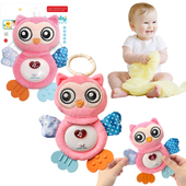 Sówka Pluszowa Usypiająca Sensoryczna Światło Dźwięk Pluszak Dla Niemowląt