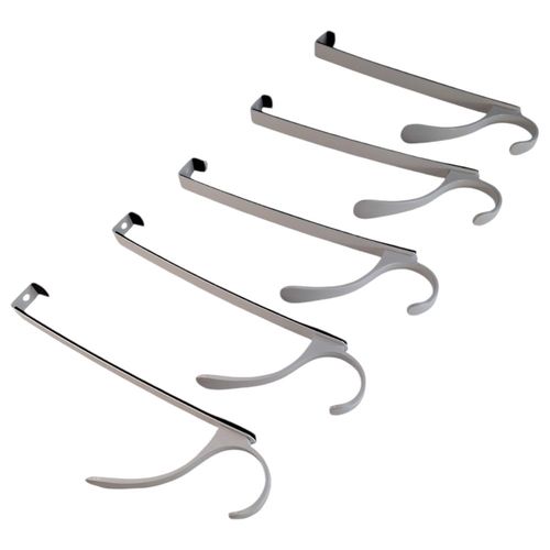 Wieszak na drzwi nieinfazyjne 5 sztuk białe na Arena.pl