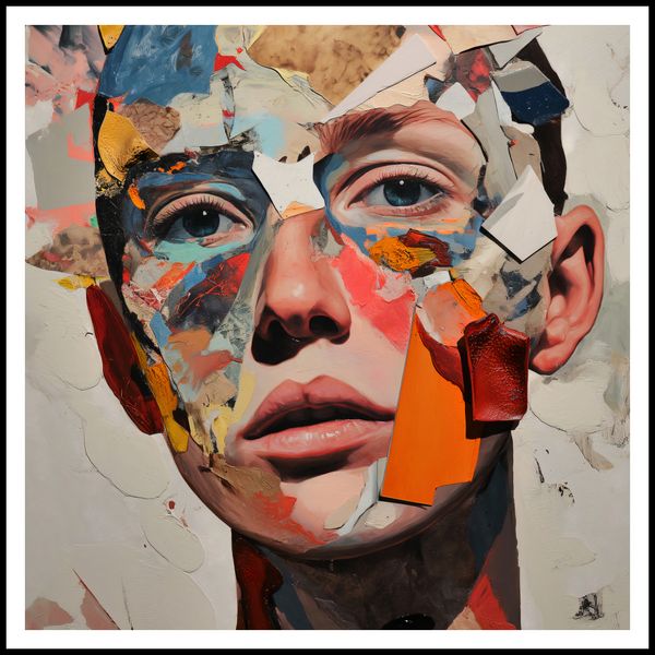 Plakat 100x100cm Podział Samego Siebie zdjęcie 3