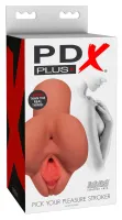 pdx plus model dwukanałowy fanta flesh karmelowy 16,5 cm tpr