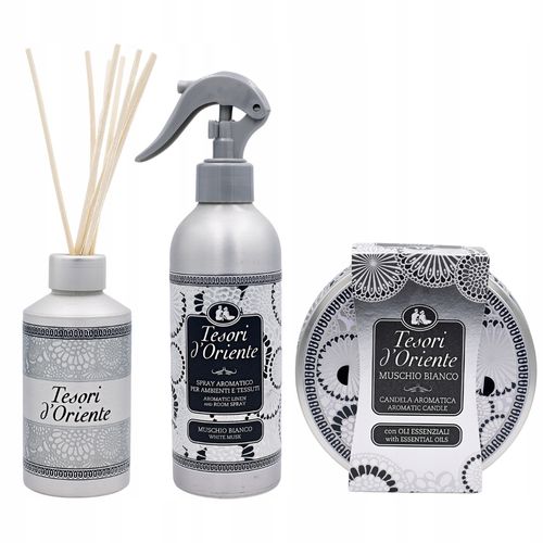 Tesori D'oriente Muschio Bianco Zestaw Włoskich Zapachów na Arena.pl