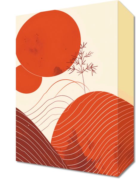 Obraz 20x30cm Ciepło Czerwieni zdjęcie 1